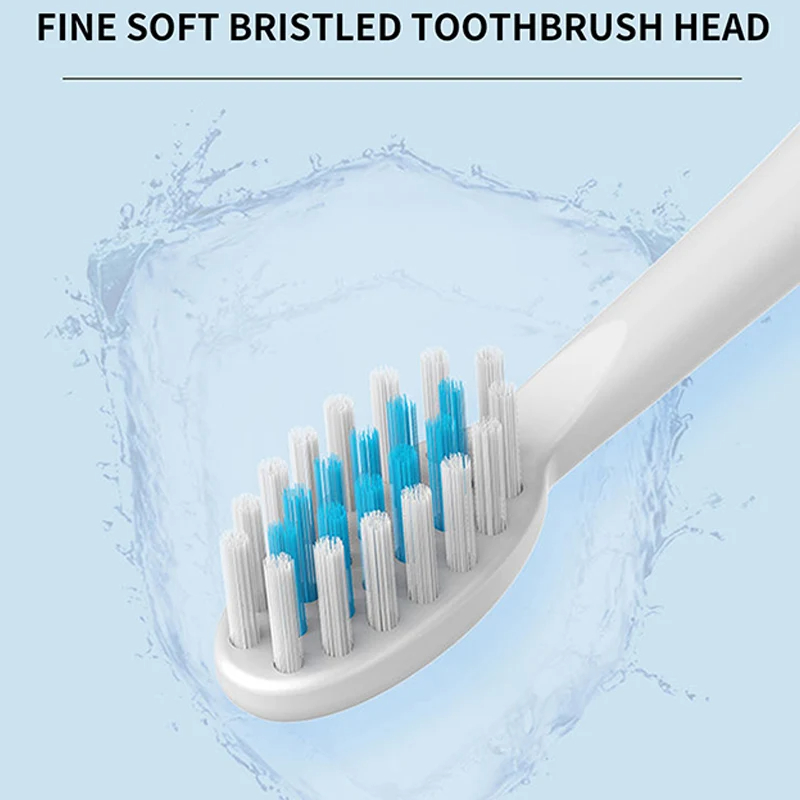 Adult electric toothbrush, soft bristles IPX7 waterproof, replaceable brush head send 3 brush head (without battery)