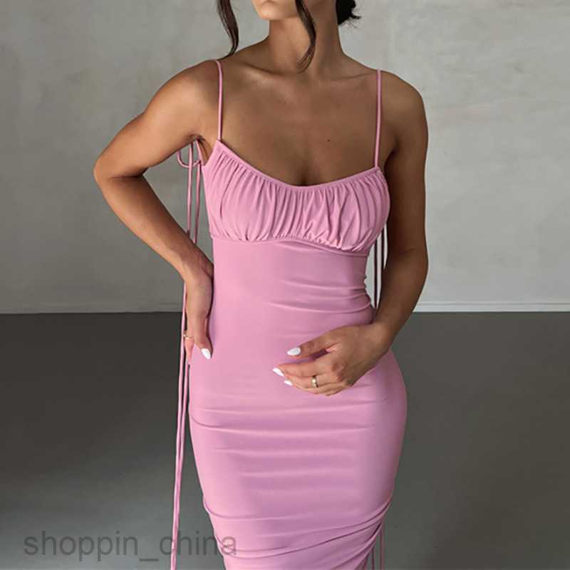 Basic Casual Women Dresses Summer sexy pleated solid color strapless long dress PG949#