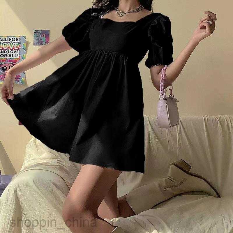 Basic Casual Women Dresses summer new women's dress sleeve one line collar sexy backless slim dress