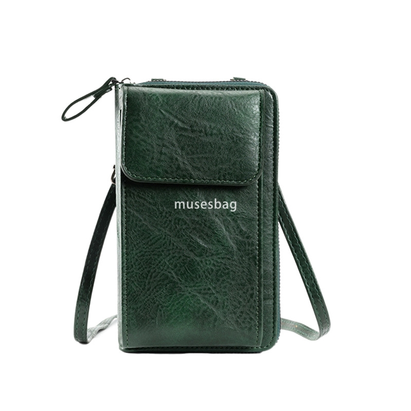 Advanced Women's Designer Fashionable New Casual and Practical Large Capacity Phone Bag Retro Wallet Multi functional One Shoulder Crossbody Bag