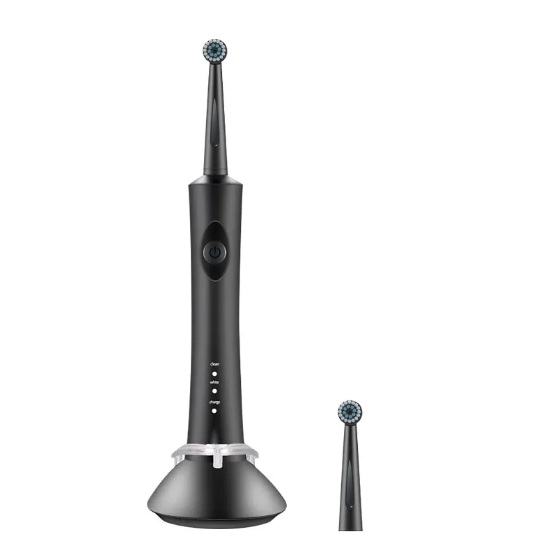 Adult Round Head 3D Acoustic Rotary Electric Toothbrush Sensitive Cleaning Wireless Seat Charge