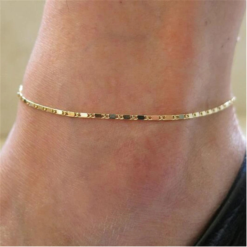 Fine Sexy Anklet Ankle Bracelet Cheville Barefoot Sandals Foot Jewelry Leg Chain On Foot Pulsera Tobillo For Women Halhal 240601