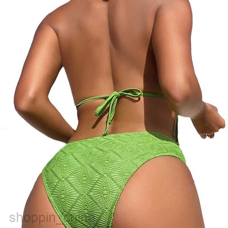 Women's Sexy Swimwear New Color Block Strap Beach Swimsuit female Skin Covering and Slimming Hot Spring Swimsuit Bikini