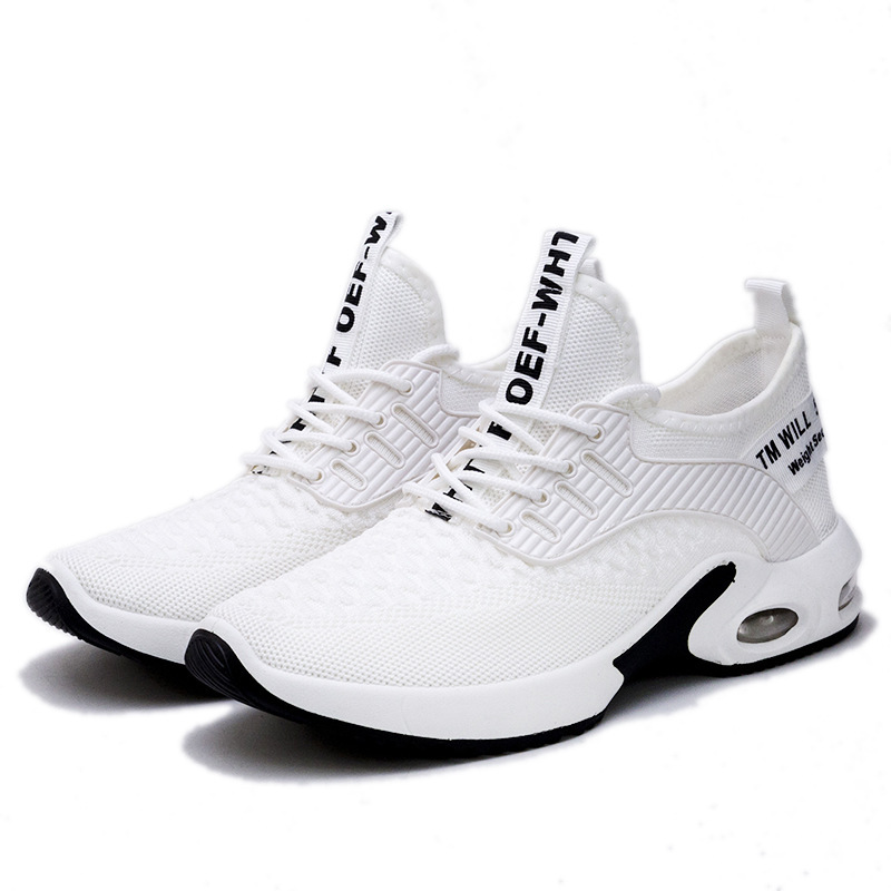 Spring And Autumn New Sports Flying Woven Breathable Casual Fashion Korean Running Comfortable Men's Shoes