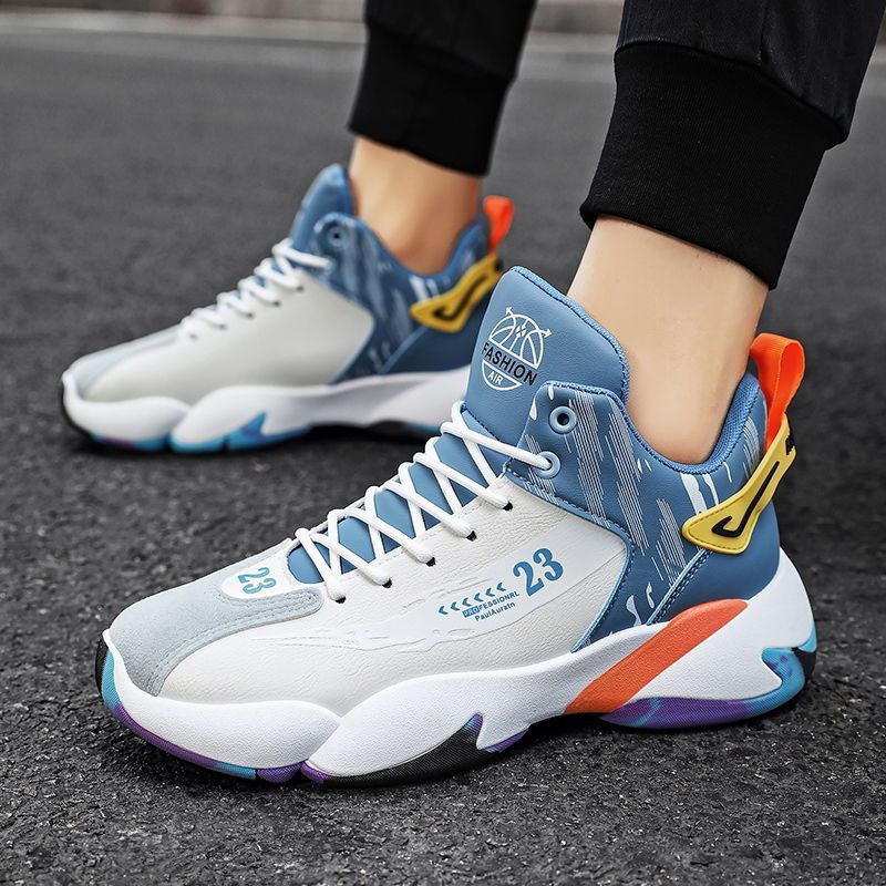 new Men's shoes spring and autumn new fashion casual sports shoes to increase running shoes fashion all match basketball shoes 4 basketb