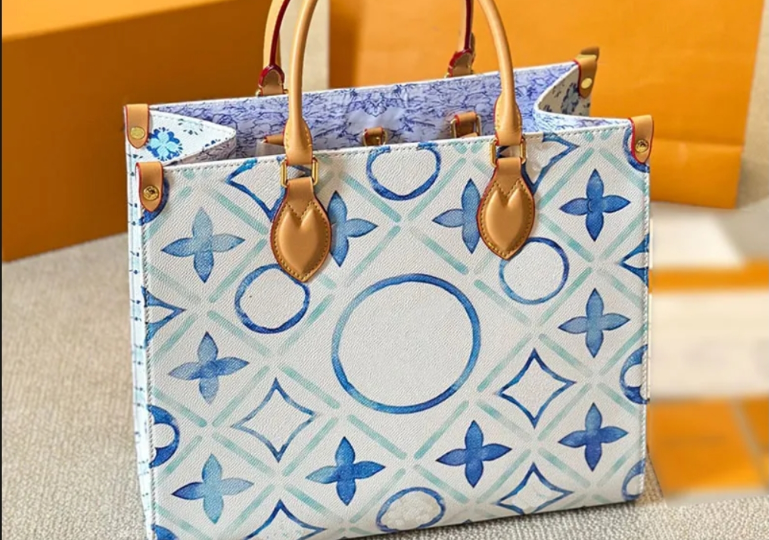 Women Shoulder Bag Luxurys Designers Leather Tote Flowers Shopping Bags Shouder Handbag Crossbody Bags Mobile Phone Bag pouch purse 35cm