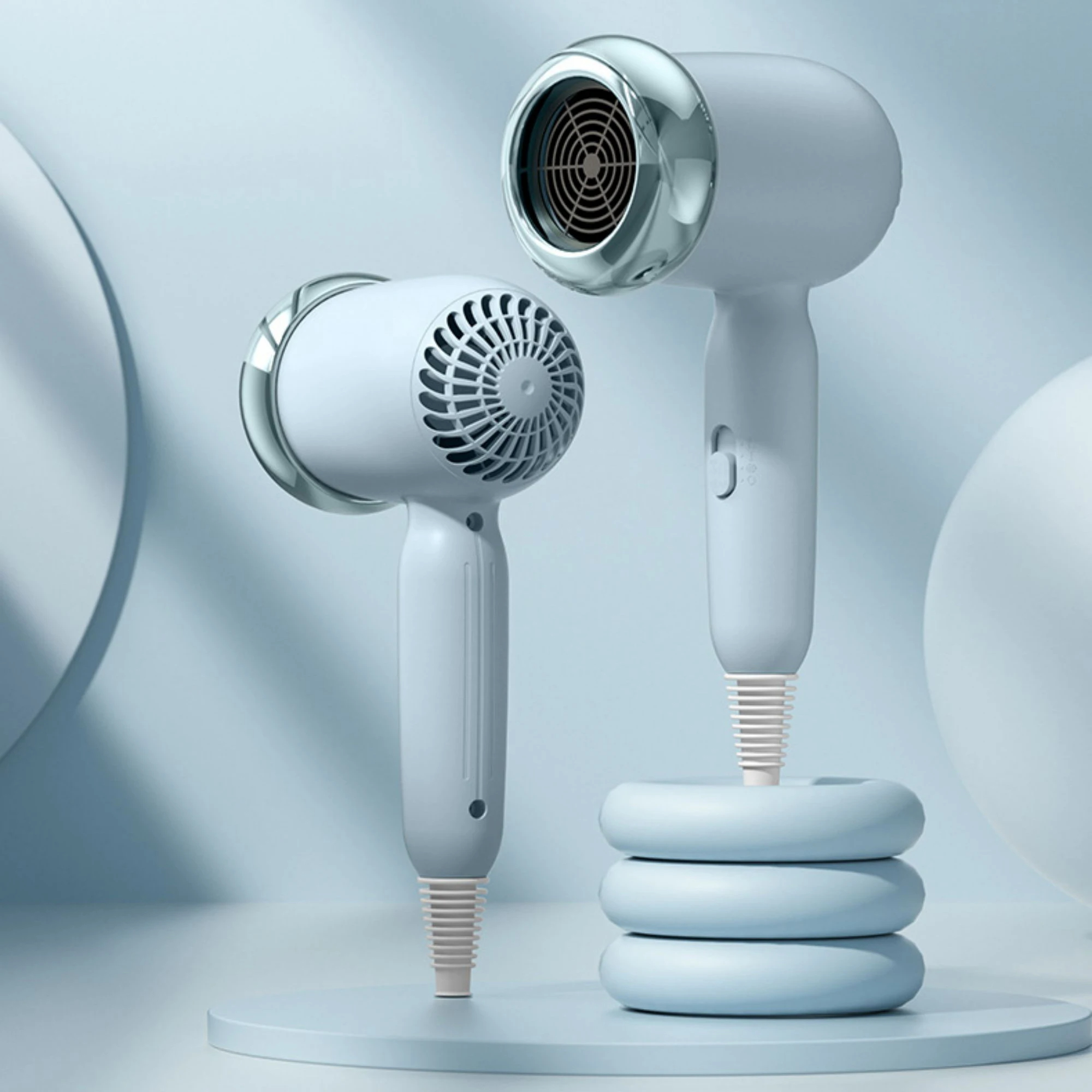 Professinal Hair Dryer Negative Ion Blow Dryer Quick Dry Leafless Hairdryer Salon Home Appliances Constant Temperature Hair Care
