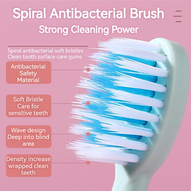 Adult Electric Toothbrushes Sonic Soft Bristles Antibacterial Brush Automatic Home Vibration Waterproof Whitening Tooth Brush