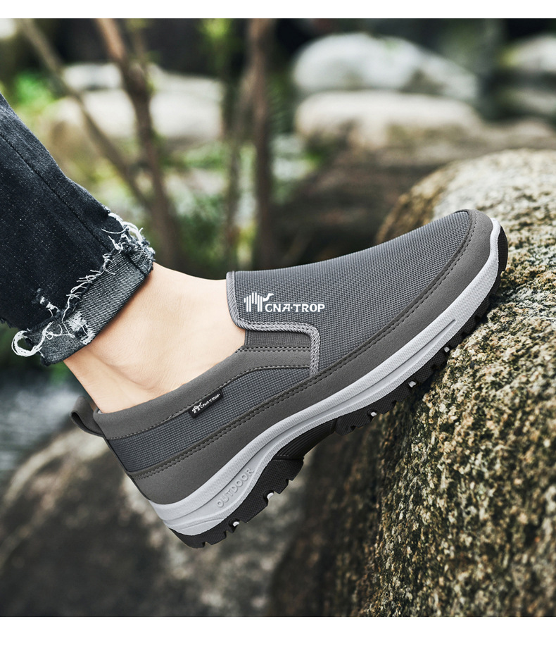Mesh Ddmysports Men Casual Sports Plus Size Breathable Comfortable Walking Slip On Shoes Triple Dark Blue Free Shipping Outdoor