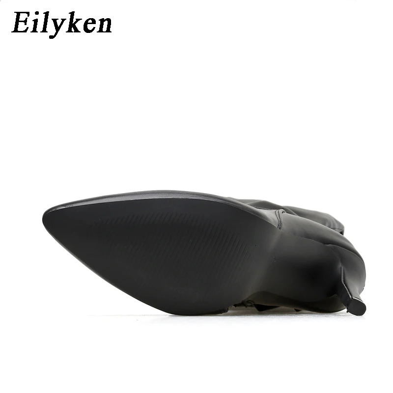 Eilyken Fashion High Quality Style Women Over The Knee Boots Thin Heels For Pointed Toe Dance Club Shoes Botas Largas Mujer 240615