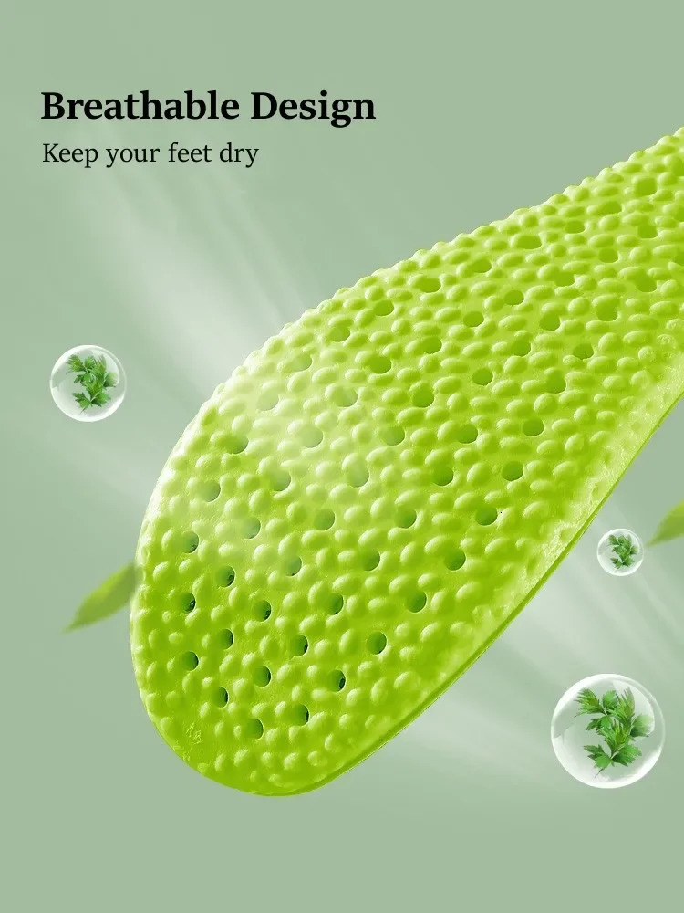 6 pieces Sports Running Insole for Shoes Soft Shock-Absorbing Arch Support Plantar Fasciitis Template Insoles for Feet Shoe Sole 240615