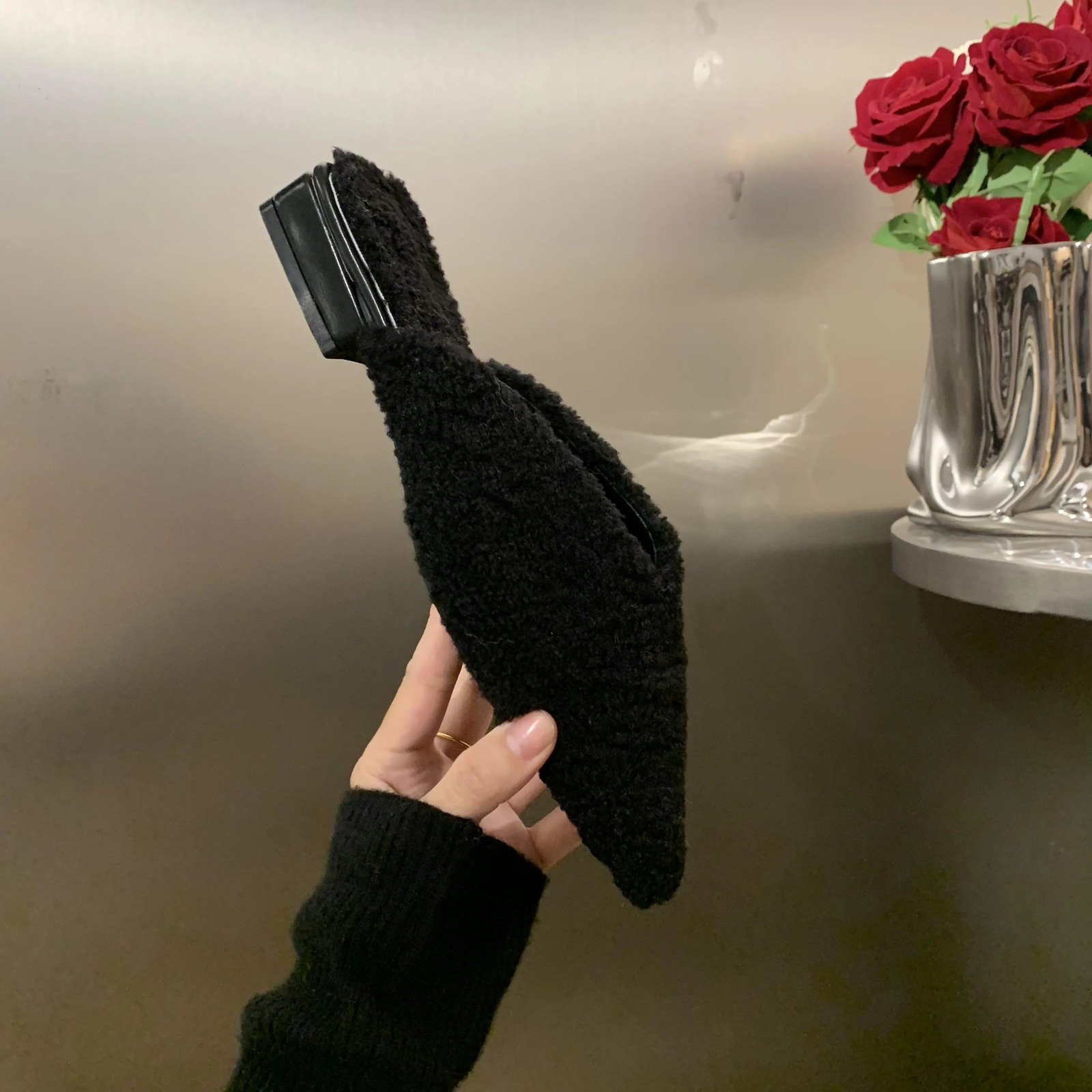 Spring Fur Mules: Stylish Slides for Women