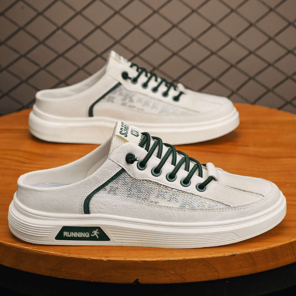 CYYTL Men Shoes Mesh Summer Casual Fisherman Slippers Slip On Loafers Platform Sneakers Fashion Sport Outdoor Tennis Flat