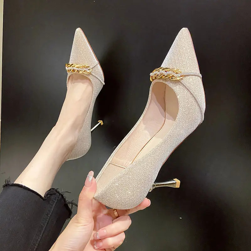 High Heels: Stiletto Pointed Toe Pumps for Women, 2024 Summer Ladies Wedding Heels Bridal Shoes