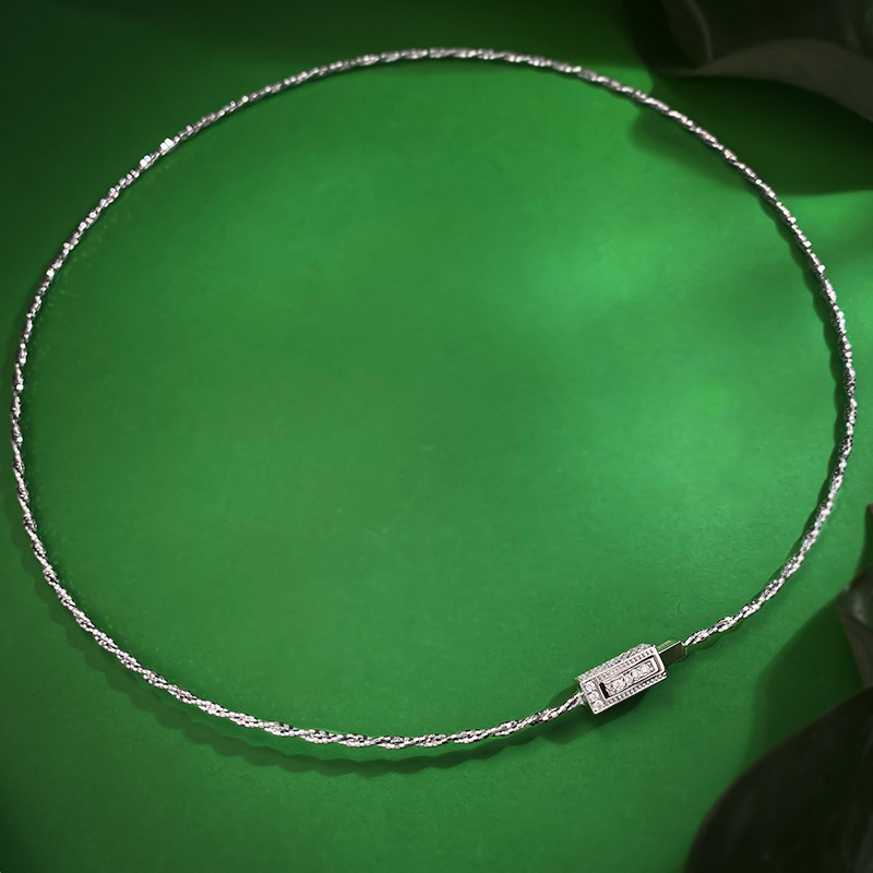 Unique Sterg Sier Starry Necklace, Italian Imported, Gift for Unisex