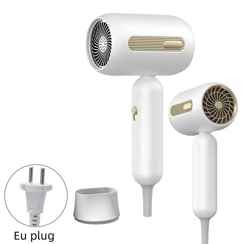 Dual blue light negative ion hair dryer fast drying, hair care overheating protection suitable for home and travel