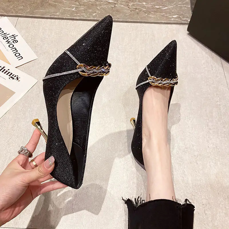 High Heels: Stiletto Pointed Toe Pumps for Women, 2024 Summer Ladies Wedding Heels Bridal Shoes