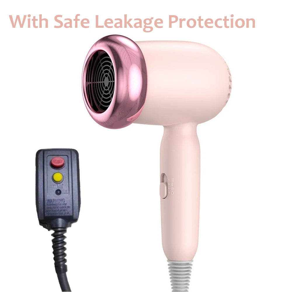 Professinal Hair Dryer Negative Ion Blow Dryer Quick Dry Leafless Hairdryer Salon Home Appliances Constant Temperature Hair Care