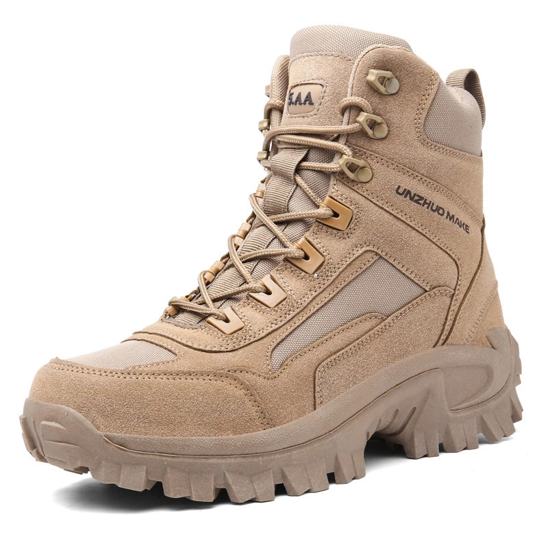 Outoor Hiking Boots Men Desert Shoes Men Outdoor Hunting Trekking Camping Boots Man Tactical Boot Work Safty Shoes 240615