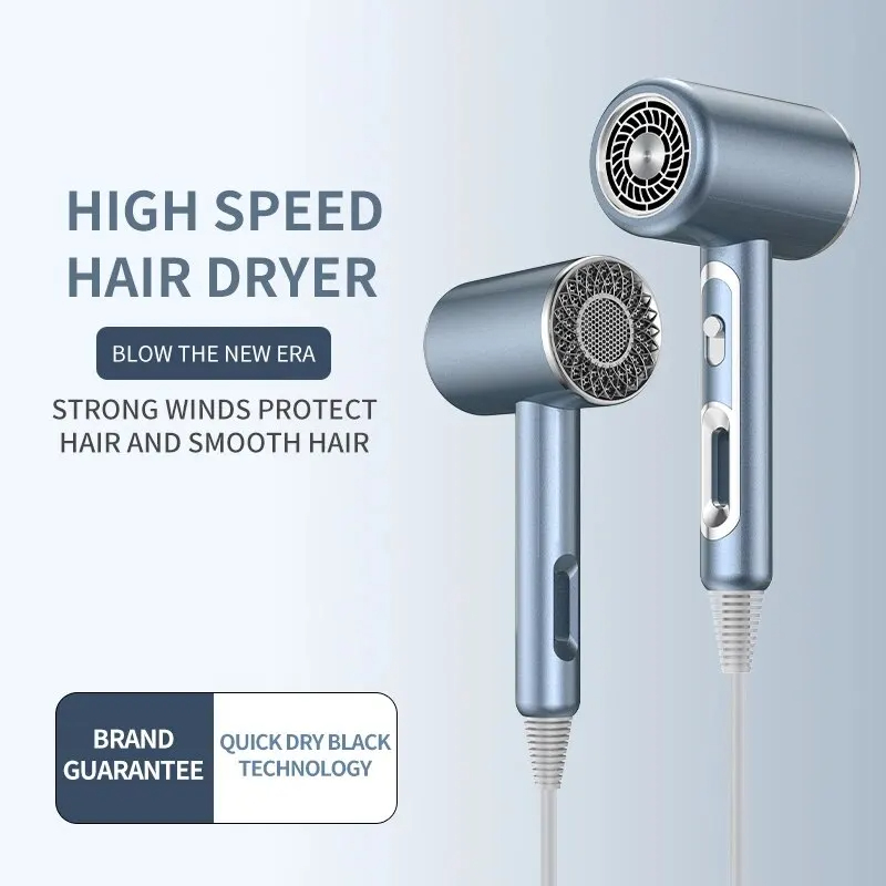 Hair Dryer 1600W Fast Drying Low Noise Strong Wind Speed Hair Care for Home Travel Hotel Smooth Air Nozzle High Quality