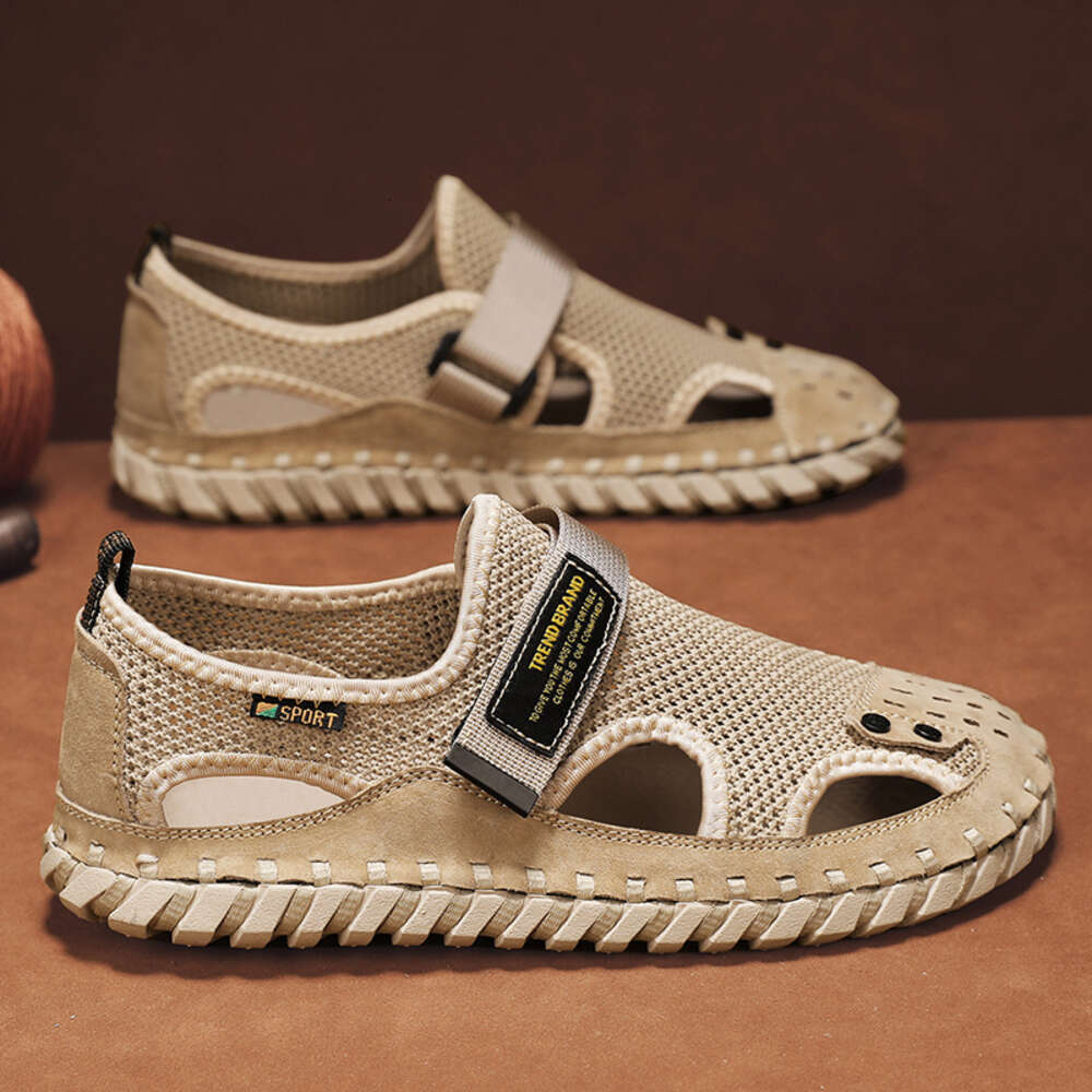 CYYTL Mens Sandals Handmade Summer Breathable Shoes Casual Outdoor Hiking Fashion Designer Sports Quality Sneakers Tennis