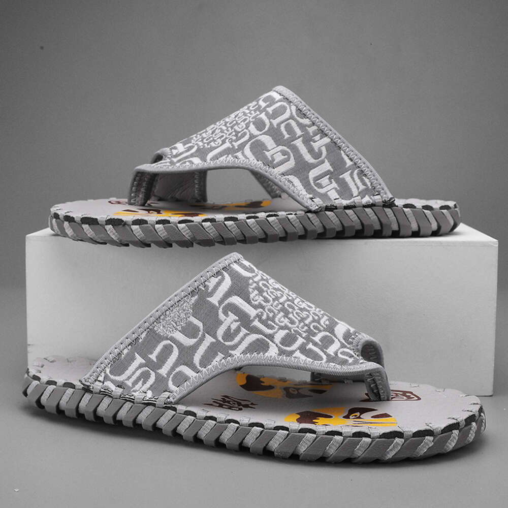 CYYTL Flip Flops Summer Men Slippers Leather Casual Outdoor Fashion Non-Slip Male Shoes Platform Walking Beach Sandals Fisherman