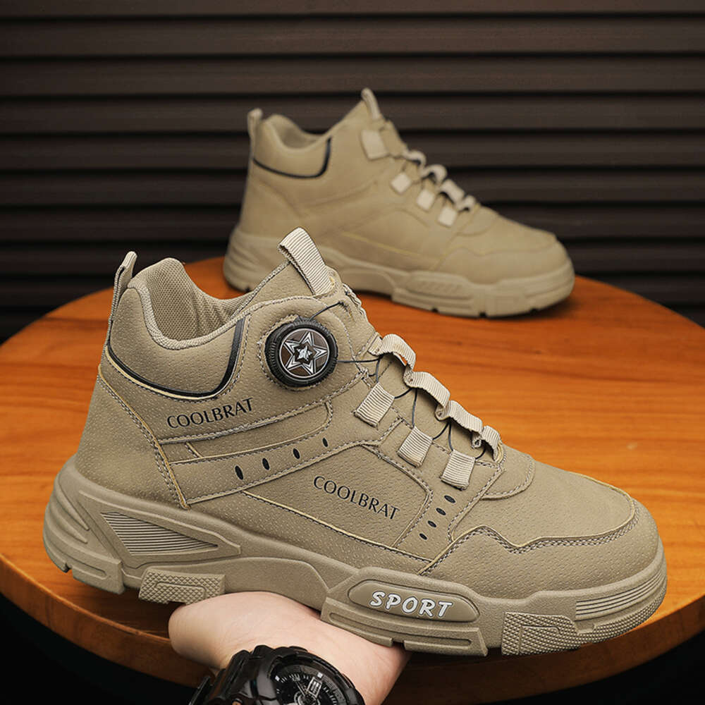 CYYTL Mens Shoes Casual Leather Loafers Outdoor Platform Fashion Designer Sports Hiking Work Tennis Sneakers Ankle Boots