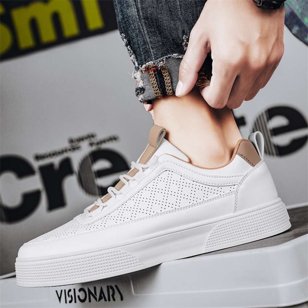 CYYTL Mens Shoes Leather Sneakers Casual Summer Skateboard Designer Outdoor Sports Platform Walking Loafers Ankle Tennis a8e3