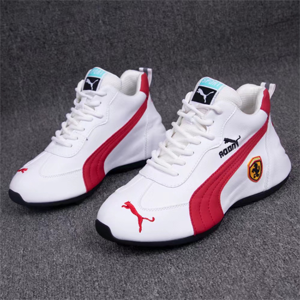 Soft Men's Casual New Fashion Sole Thick Soled Daddy Breathable Versatile Trendy Shoes Triple Red Free shipping Lhshoe d