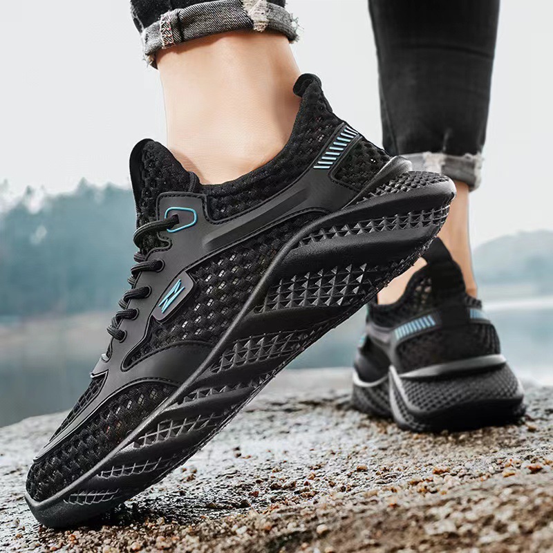 New Men Ddmysports S Mesh Breathable Athletic Ollow Quick Dry Outdoor Wading Shoes Lightweight Trendy Sneakers Free Shipping hoes neakers hipping