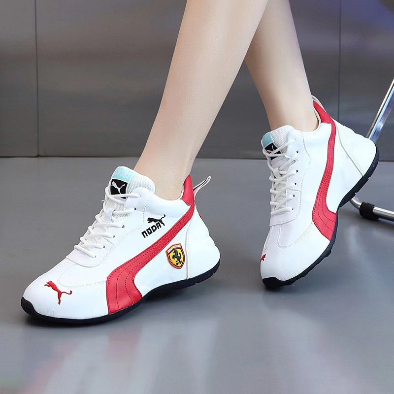 Soft Men's Casual New Fashion Sole Thick Soled Daddy Breathable Versatile Trendy Shoes Triple Red Free shipping Lhshoe d