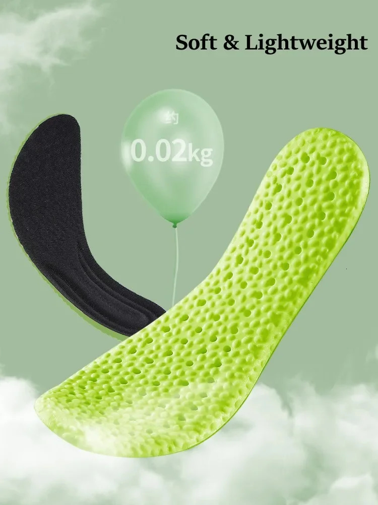 6 pieces Sports Running Insole for Shoes Soft Shock-Absorbing Arch Support Plantar Fasciitis Template Insoles for Feet Shoe Sole 240615