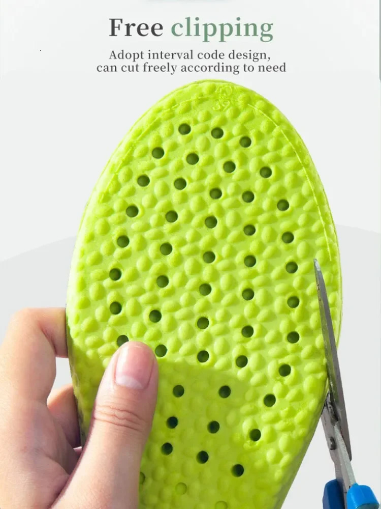 6 pieces Sports Running Insole for Shoes Soft Shock-Absorbing Arch Support Plantar Fasciitis Template Insoles for Feet Shoe Sole 240615
