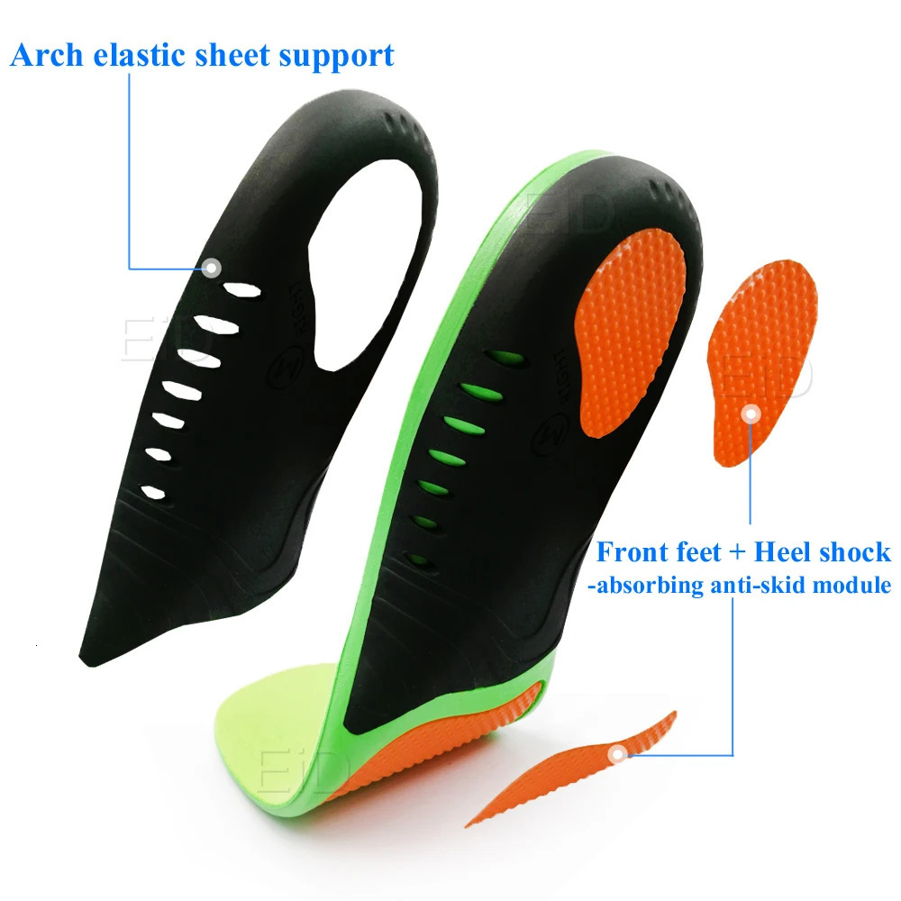 EVA Orthopedic Shoes Sole Insoles For feet Arch Foot Pad XO Type Leg Correction Flat Foot Arch Support Sports Shoes Insert 240615