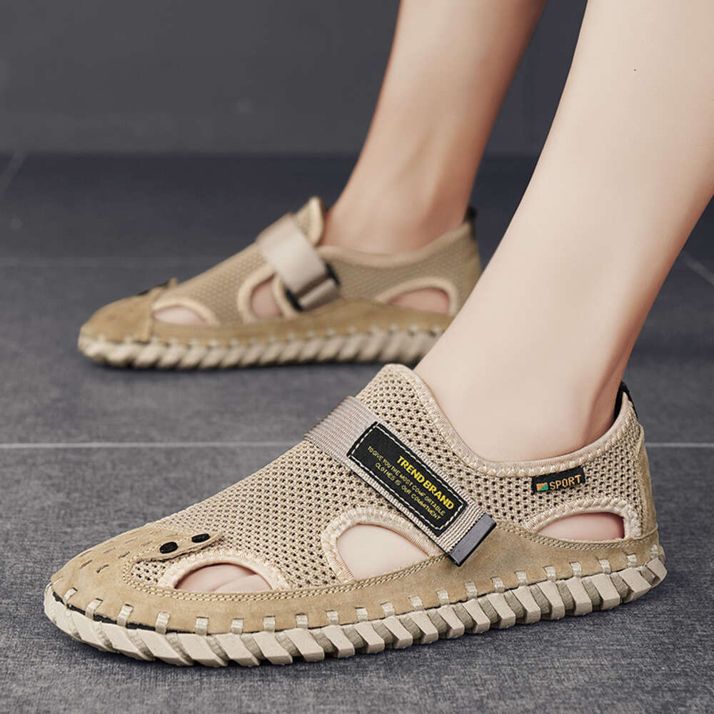 CYYTL Mens Sandals Handmade Summer Breathable Shoes Casual Outdoor Hiking Fashion Designer Sports Quality Sneakers Tennis