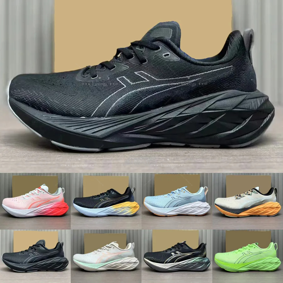 2026 Top Gel Marathon Novablast 4 Lightweight Cushioned Running Shoes Designer Illuminate Green Lime Burst White Black Ivy Outdoor Trail Sneakers Size 35-45