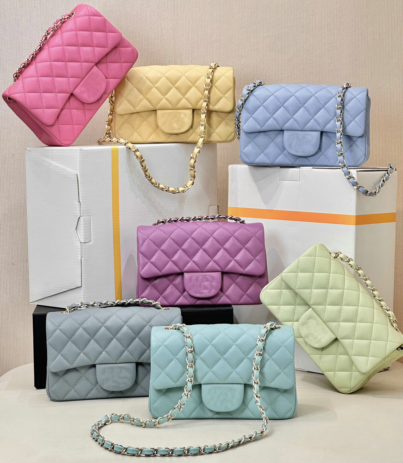 Designer Chain Shoulder Bag Classic flap bag CF Shoulder Bags Evening Bags Fashion leather Clutch crossbody luxury designer woman bag real leather quilted bag totes