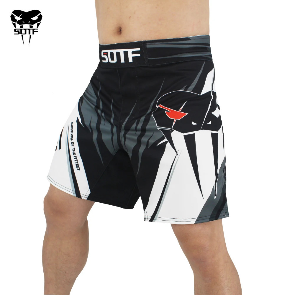 SOTF mma Adults Venomous snake geometric Tiger Muay Thai boxing shorts mma shorts boxing clothing fight shorts sanda 240615