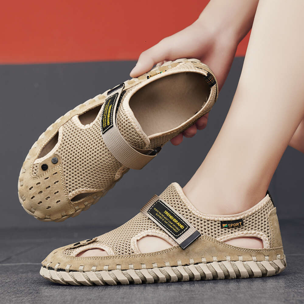 CYYTL Mens Sandals Handmade Summer Breathable Shoes Casual Outdoor Hiking Fashion Designer Sports Quality Sneakers Tennis