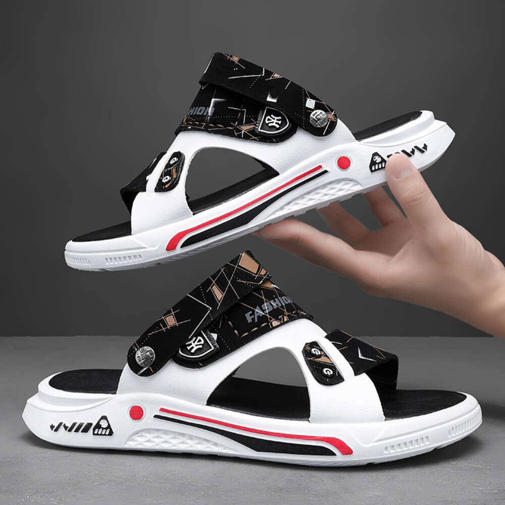 CYYTL Mens Slippers Summer New In Casual Male Sandals Leather Fashion Outdoor Beach Slides Shoes Platform Fisherman Flip-Flops