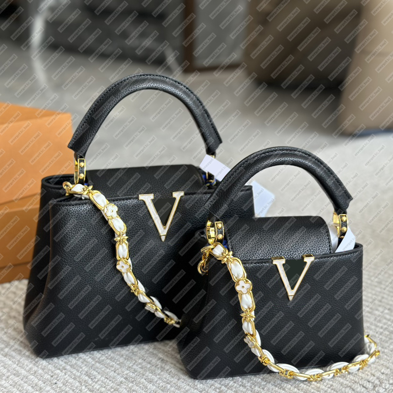 Designer Tote Bags Shoulder Bags Women Handbags Fashion Bags Capucines Large Capacity Crossbody Bags Classic Metal Real Leather Lady Bags Wallet Bags Clutch Purses