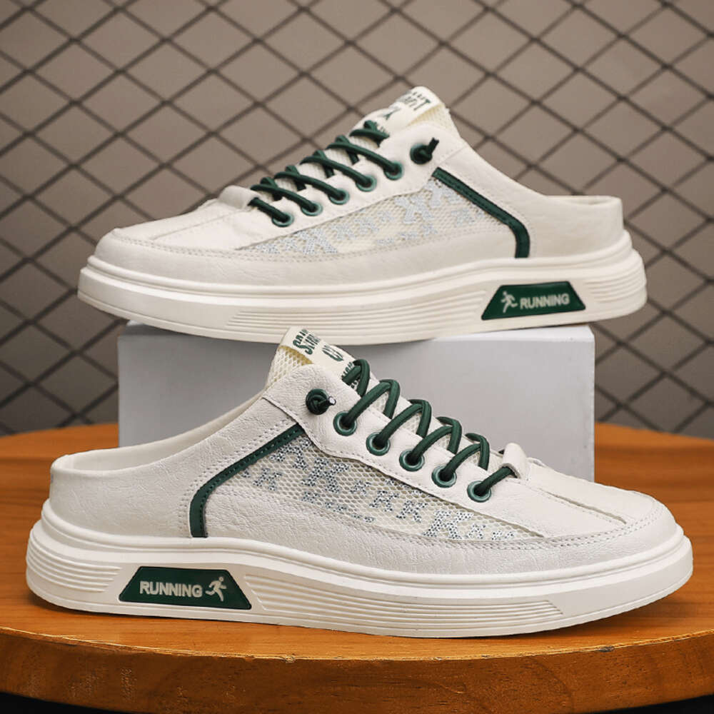 CYYTL Men Shoes Mesh Summer Casual Fisherman Slippers Slip On Loafers Platform Sneakers Fashion Sport Outdoor Tennis Flat