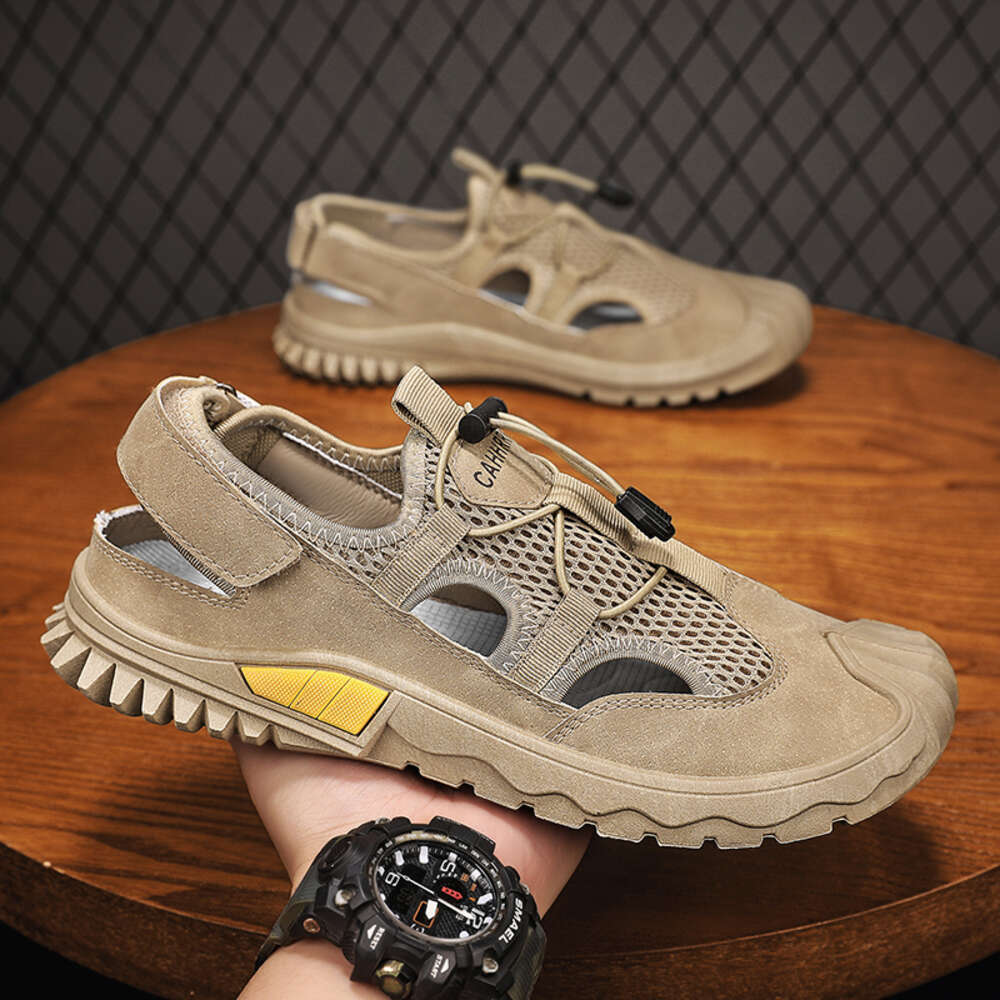 CYYTL Sandals Shoes For Men Summer Casual Sneakers Breathable Tennis Outdoor Sports Platform Designer Walking Hiking Work