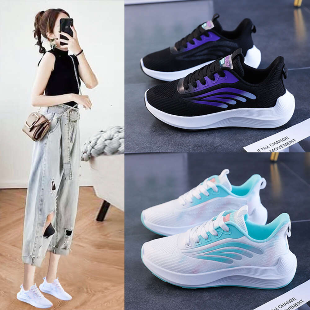Hot Selling Soft New Women's Increase Height Versatile Casual Thick Sole Board Shoes for Women