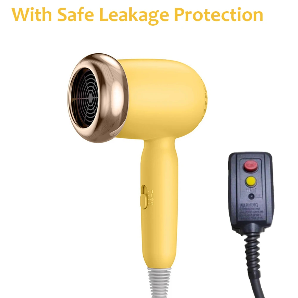 Professinal Hair Dryer Negative Ion Blow Dryer Quick Dry Leafless Hairdryer Salon Home Appliances Constant Temperature Hair Care