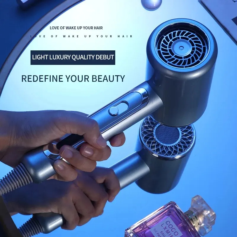Hair Dryer 1600W Fast Drying Low Noise Strong Wind Speed Hair Care for Home Travel Hotel Smooth Air Nozzle High Quality