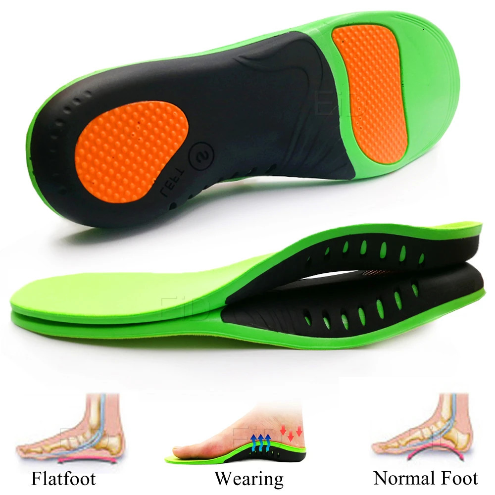 EVA Orthopedic Shoes Sole Insoles For feet Arch Foot Pad XO Type Leg Correction Flat Foot Arch Support Sports Shoes Insert 240615