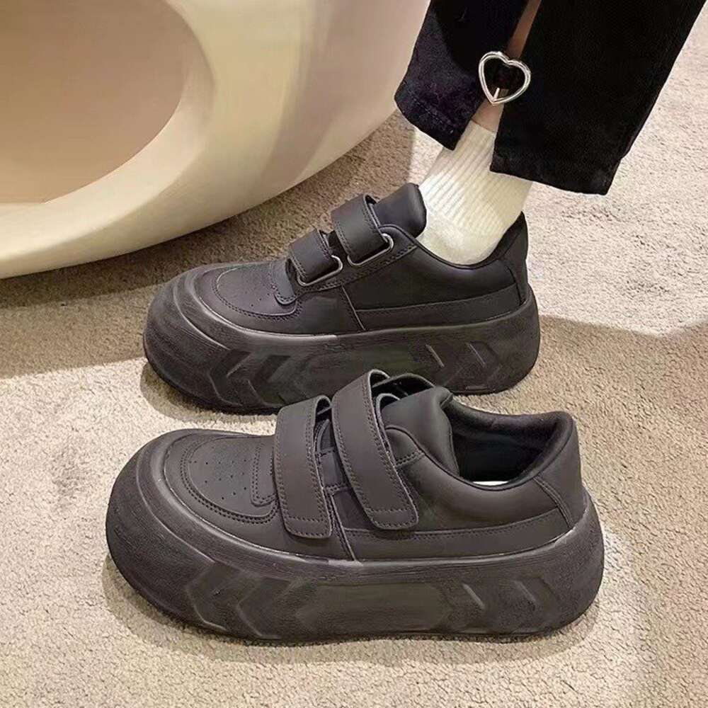 2024 New White Canvas for Women Slip-on Casual Board Shoes Fashion Platform Sneakers