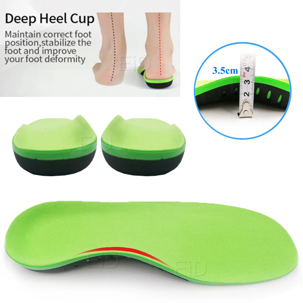 EVA Orthopedic Shoes Sole Insoles For feet Arch Foot Pad XO Type Leg Correction Flat Foot Arch Support Sports Shoes Insert 240615
