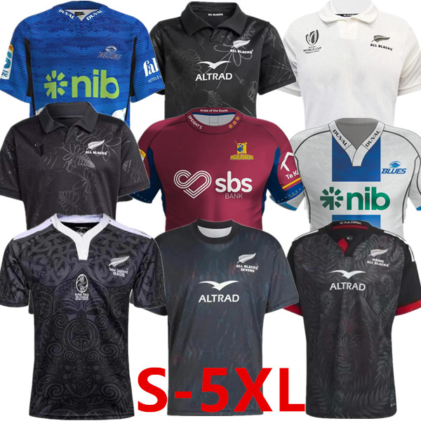 2024 2025 WORLD CUP BLACKS Rugby Jerseys Black New jersey Zealand Fashion Sevens 24 25 All SUPER Rugby Vest Shirt POLO Maillot Camiseta Maglia Tops